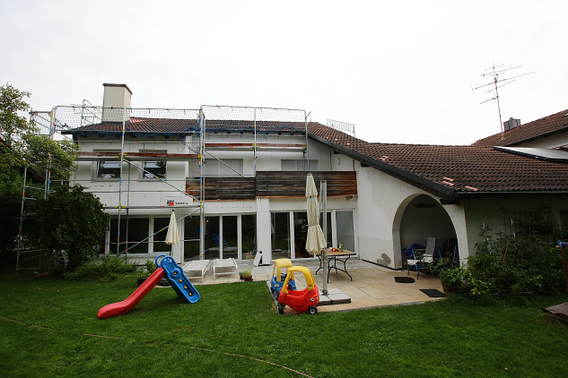 Das Haus von Familie Kniehase in Neubiberg bei München.